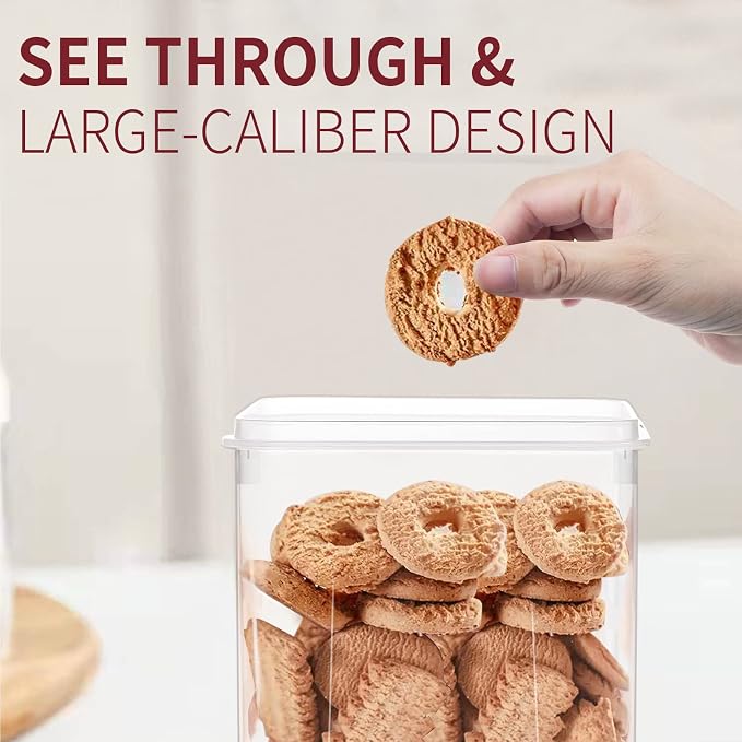 PRAKI Large Airtight Food Storage Containers - Image 5