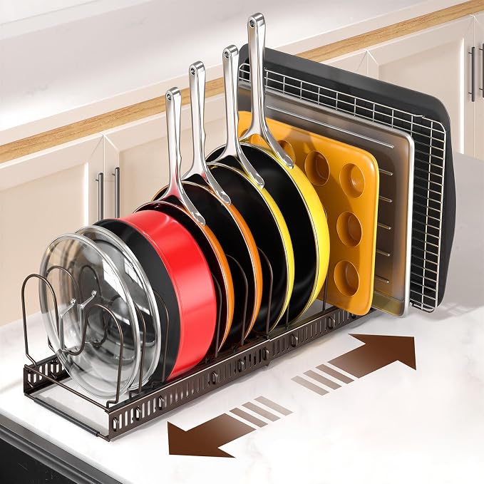 ORDORA Pots and Pans Organizer under Cabinet - Image 2