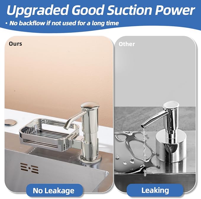 Soap Dispenser for Kitchen Sink, Built in Soap Dispenser Pump - Image 4