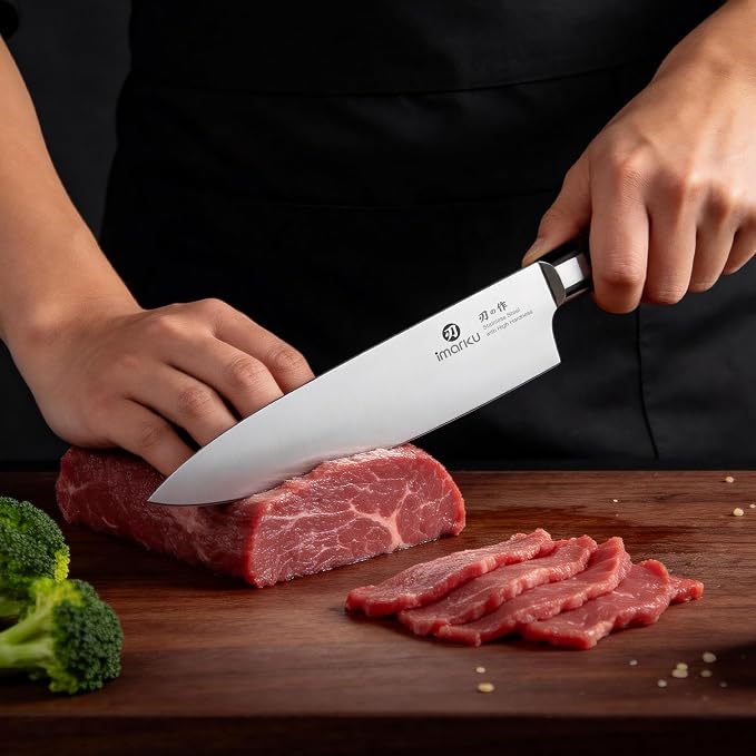 imarku 3 Pieces Knife Set, Japanese High Carbon Stainless Steel Chef Knife Set - Image 3