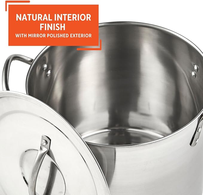 IMUSA Stainless Steel Stock Pot - Image 4