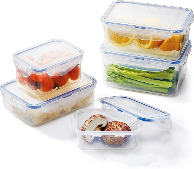LOCK & LOCK Easy Essentials Food Storage lids/Airtight containers, BPA Free - Image 5