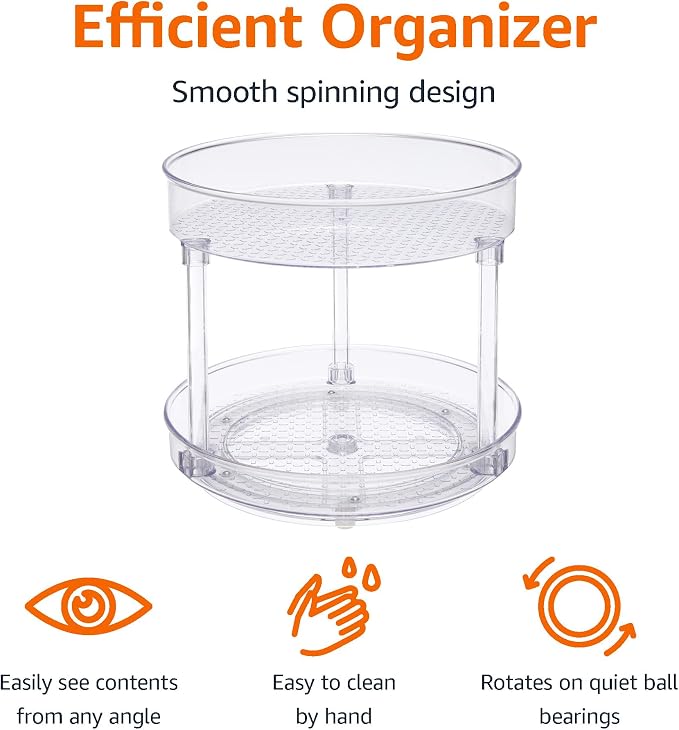 Amazon Basics Lazy Susan Turntable Organizer - Image 2