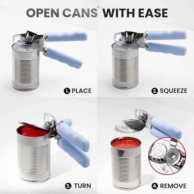 Zulay Kitchen Heavy Duty Stainless Steel Can Opener Manual - Image 6