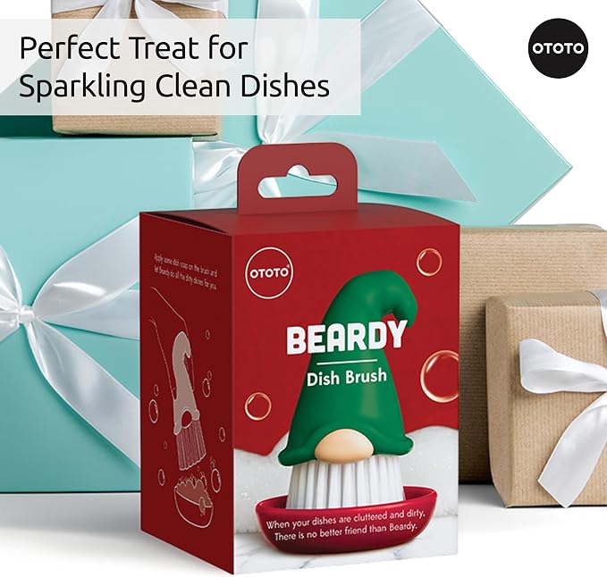 New! Beardy Gnome Dish Brush by Ototo - Image 7