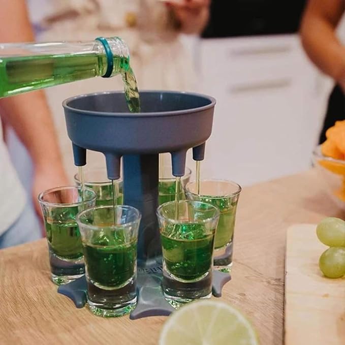 Shot Glasses Dispenser, 6 Way Shot Dispenser - Image 3