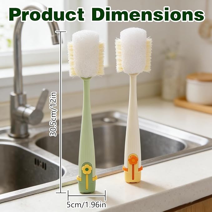 5-in-1 Bottle Cleaning Brush Set, Portable Brush Tools - Image 2