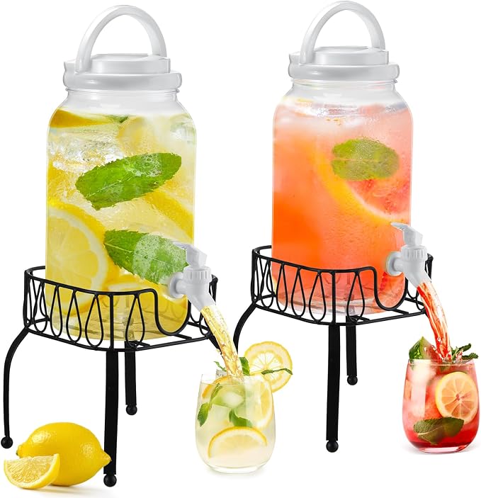 Tanlade 2 Pcs Plastic Drink Dispenser by Tanlade