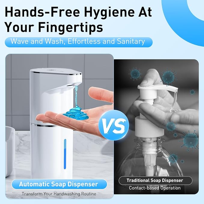 Fantictas Automatic Soap Dispenser, Touchless Hand Wall Mount Rechargeable 3 - Image 6