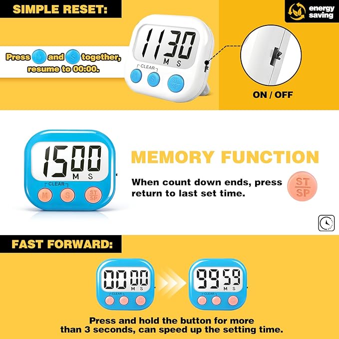 Classroom Timers for Teachers Kids Large Magnetic Digital Timer Teacher - Image 4