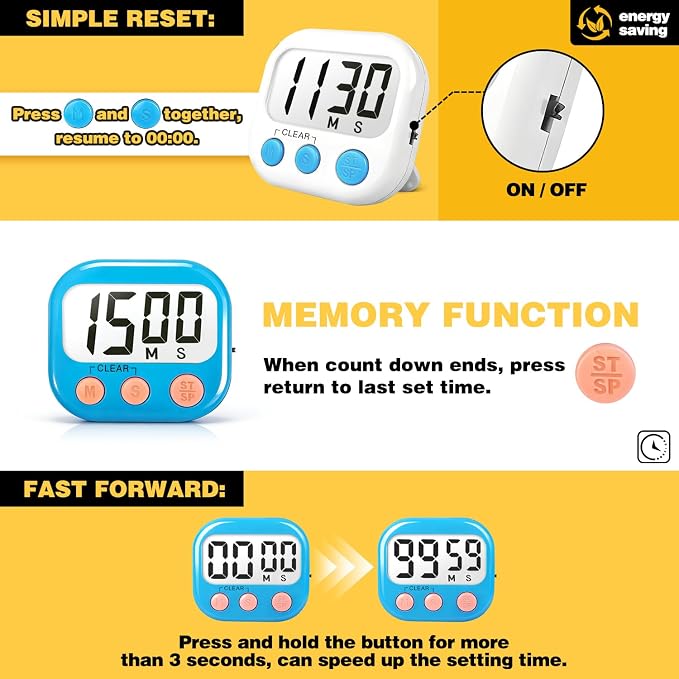 Classroom Timers for Teachers Kids Large Magnetic Digital Timer Teacher - Image 4