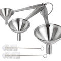 YGDZ Kitchen Funnel for Filling Bottles, Long Handle Funnel Set by YGDZ