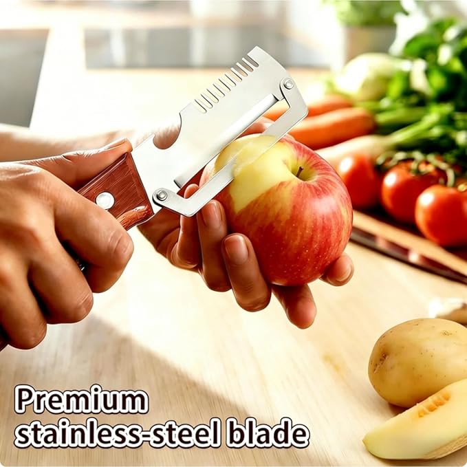 2-Pack Multifunctional Vegetable Peeler, 3 in 1 Kitchen Peeler - Image 6