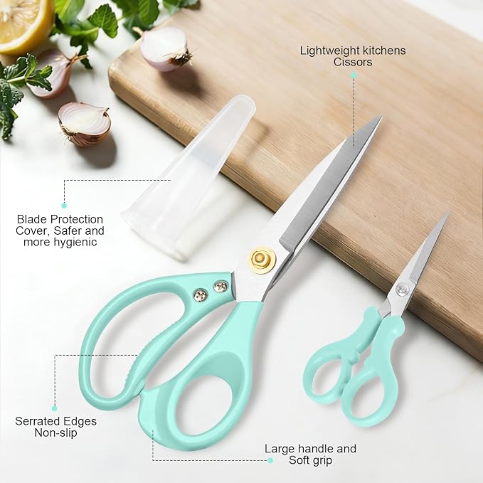 All Purpose Kitchen Scissors, Kitchen Shears Heavy Duty - Image 2