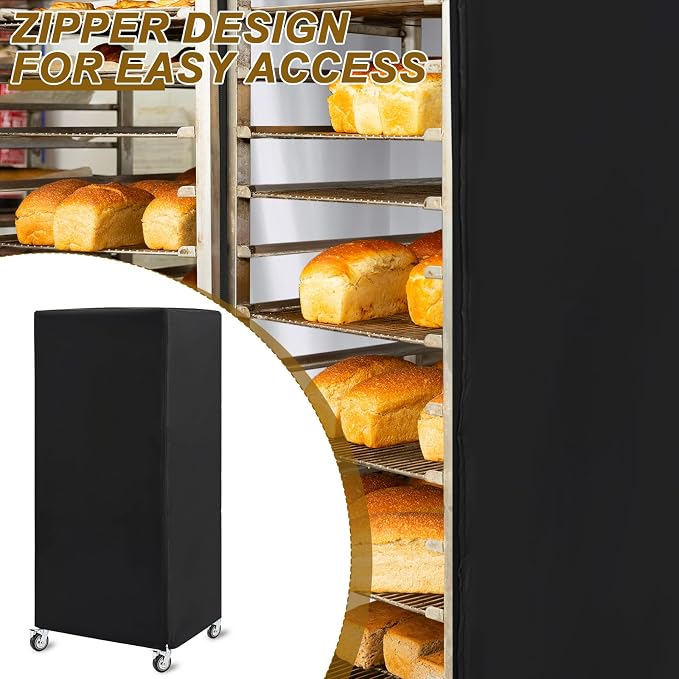 Riakrum 1 Pc Bun Pan Rack Cover Bakers Rack Cover 20 Tier Sheet - Image 6