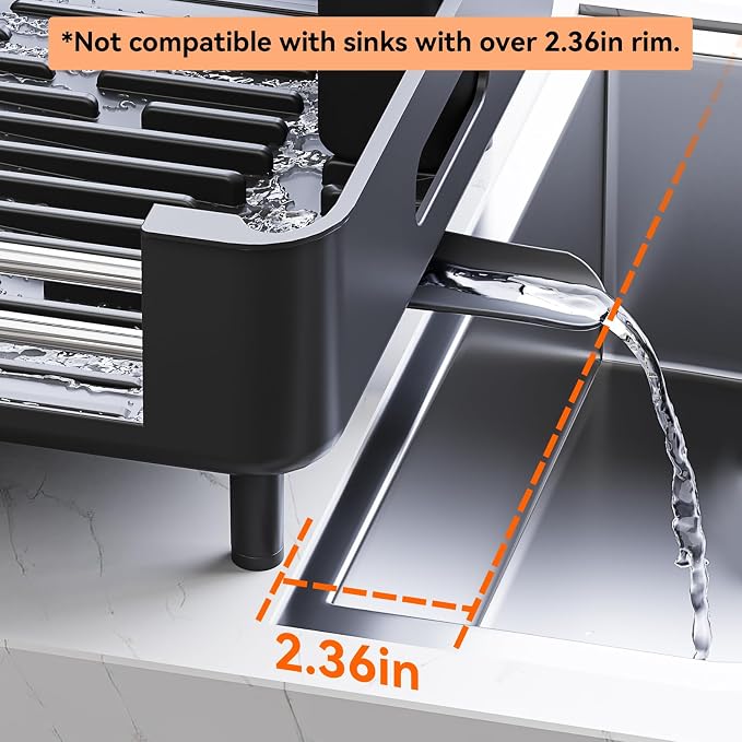 Urackify Stainless Steel Dish Drying Rack - Image 7