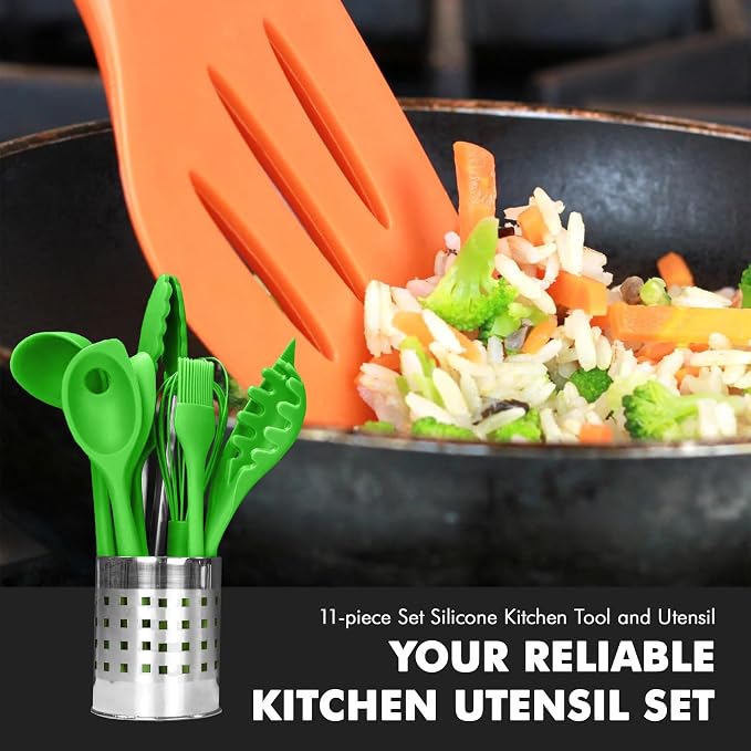 Chef Craft Premium Utensil Set Kitchen, 11 Piece Set - Image 5