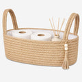 ABenkle Small Storage Basket, Jute Rope Woven Toilet Paper Tray Organizer by ABenkle