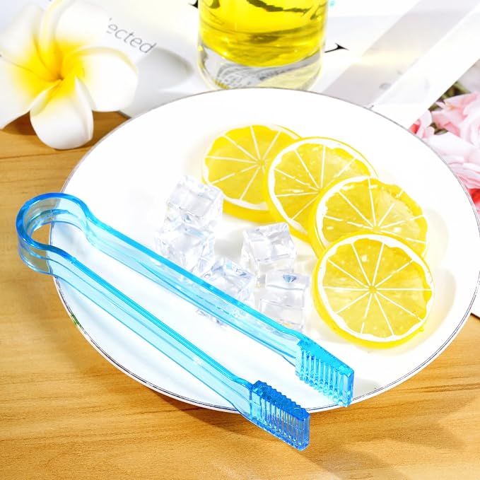 10 Pcs Plastic Buffet Serving Tongs, 6.3 Inches - Image 6