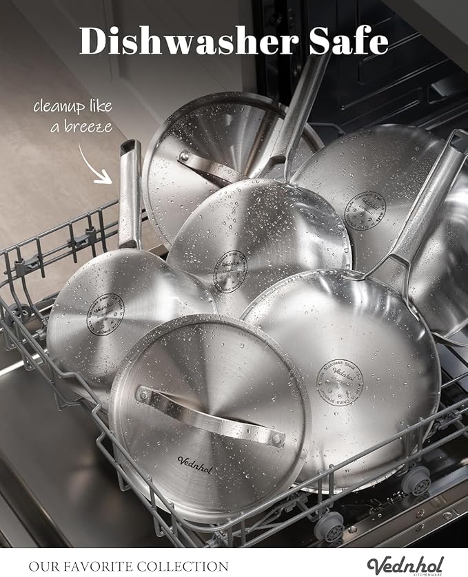 Stainless Steel Frying Pan Set - Image 4