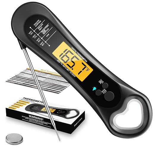 Meat Thermometer Digital, Instant Read Meat Thermometer by Biison