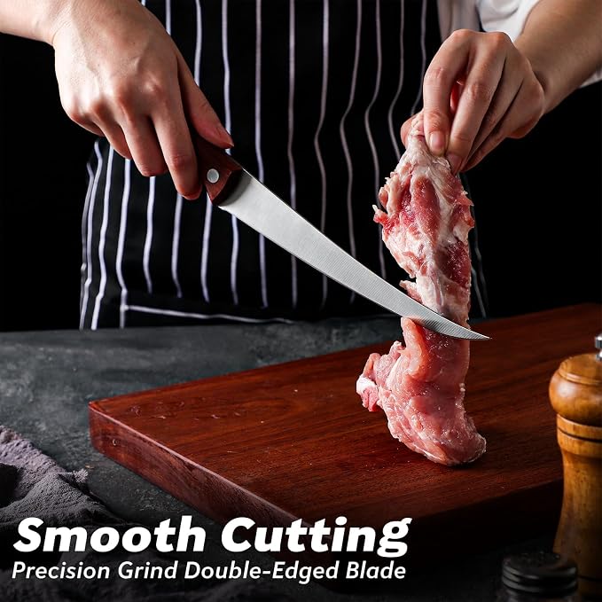 TAN REN 7-Inch Stainless Steel Boning Knife, Meat Cutting Knife - Image 2