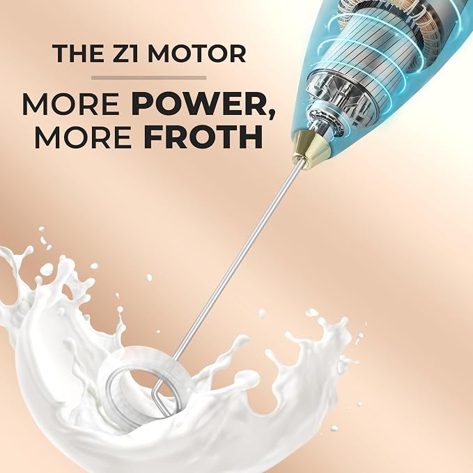 Zulay Kitchen Powerful Milk Frother Wand - Image 4