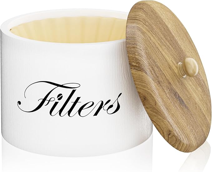 Wooden Coffee Filter Holder by APOIMNA