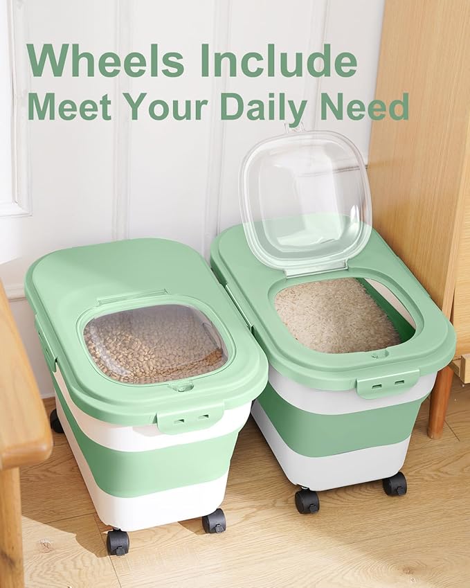 20-30 Lbs Rice Storage Container, Collapsible Food Storage Containers - Image 5