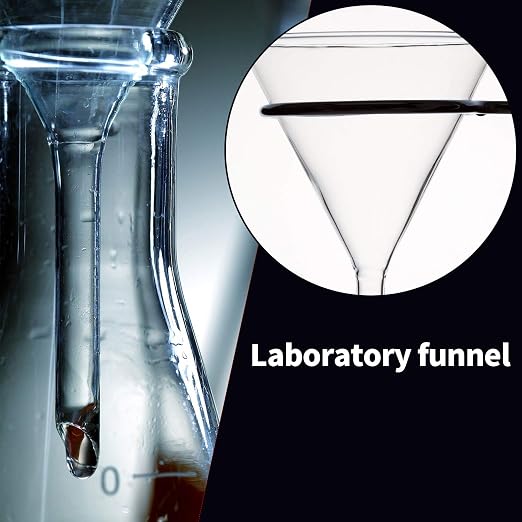 Glass Funnel Set, 50mm & 40mm Diameter - Image 6