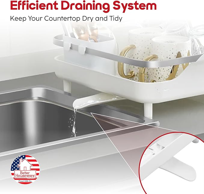 Better Houseware Expandable Dish Drying Rack - Image 2