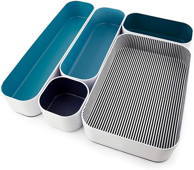 Three by Three Seattle 5 Piece Metal Organizer Tray Set - Image 5