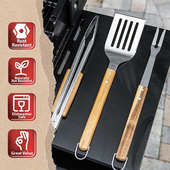 BBQ-AID Pro BBQ Metal Spatula - Image 8