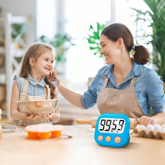 6 Pack Digital Kitchen Timer Small Classroom Timers - Image 8
