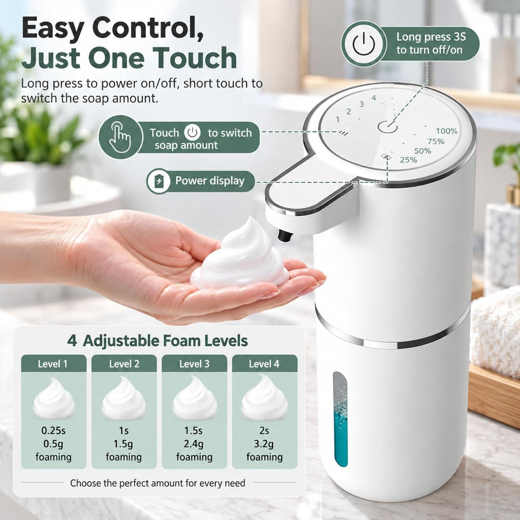 Automatic Soap Dispenser – Touchless Foaming Soap Dispenser 400ml USB