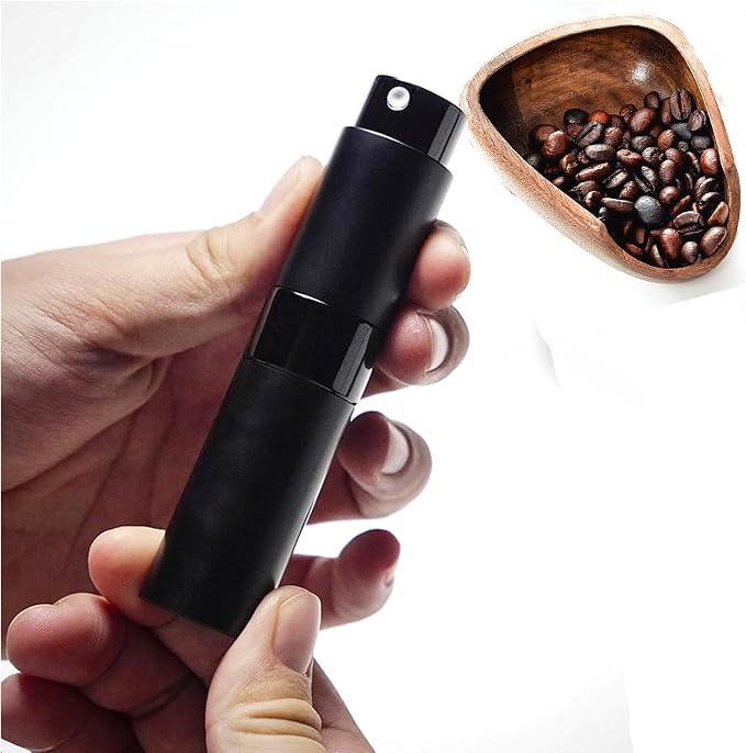 Coffee Bean Sabeli Wood Set:Bean Bowl, Spray Bottle, Measuring Spoon - Image 5