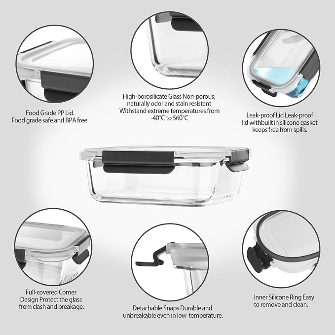 coccot Glass Food Storage Containers - Image 4
