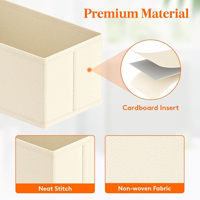 Lifewit 16 Pack Drawer Organizer, Dresser Underwear Drawer Organizer Bins - Image 5