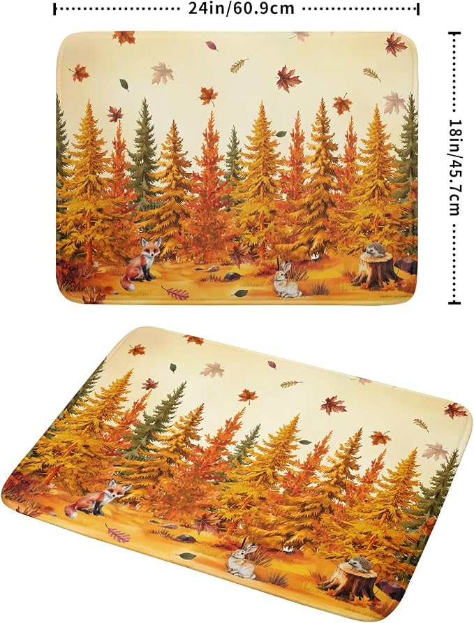 Autumn Forest Dish Drying Mat - Image 2