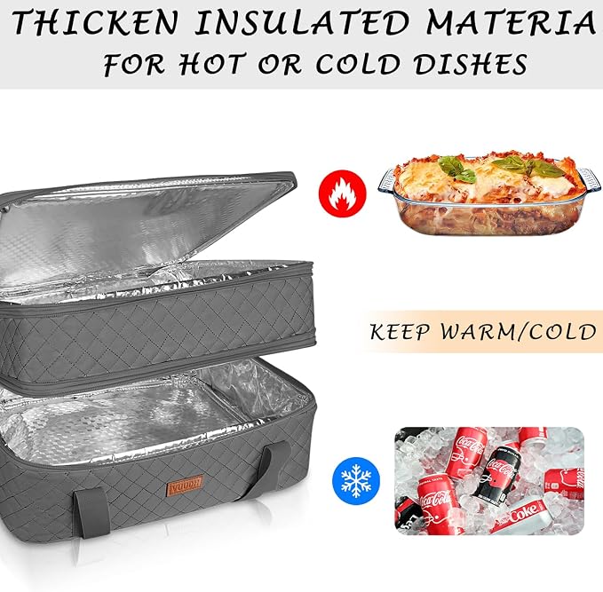 Quilted Double Decker Casserole Carrier - Image 4