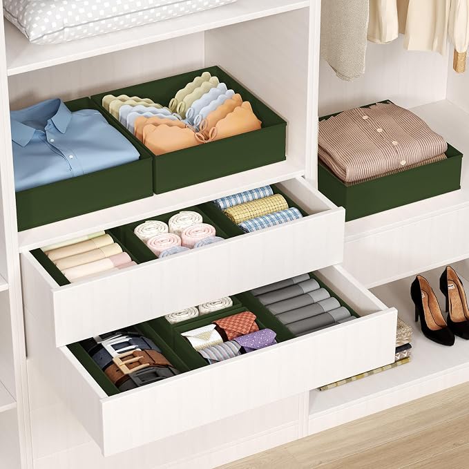 DIMJ Drawer Organizer Clothes - Image 4