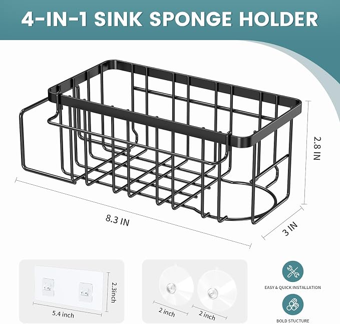 StorageRight 4-in-1 Sponge Holder - Image 2