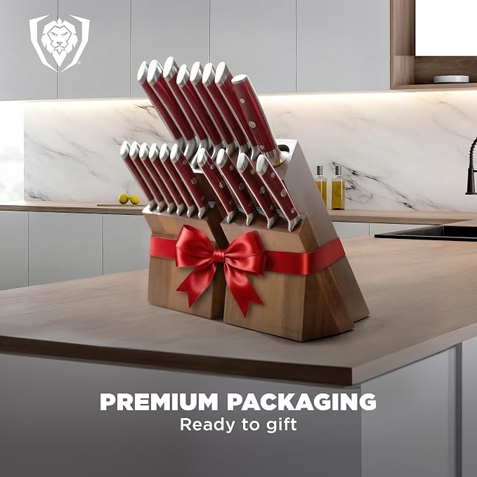 Dalstrong 18-Piece Gladiator Colossal Knife Block Set — German High-Carbon Steel - Image 7