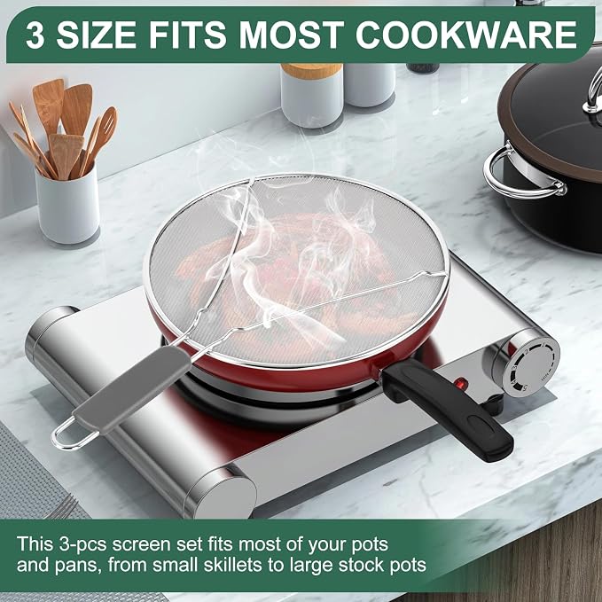 Splatter Screen for Frying Pan - Image 5