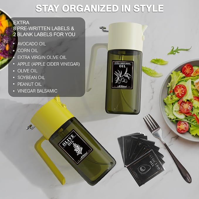 2-IN-1 500ml/17oz Light-Blocking Dark Oil Sprayer - Image 4