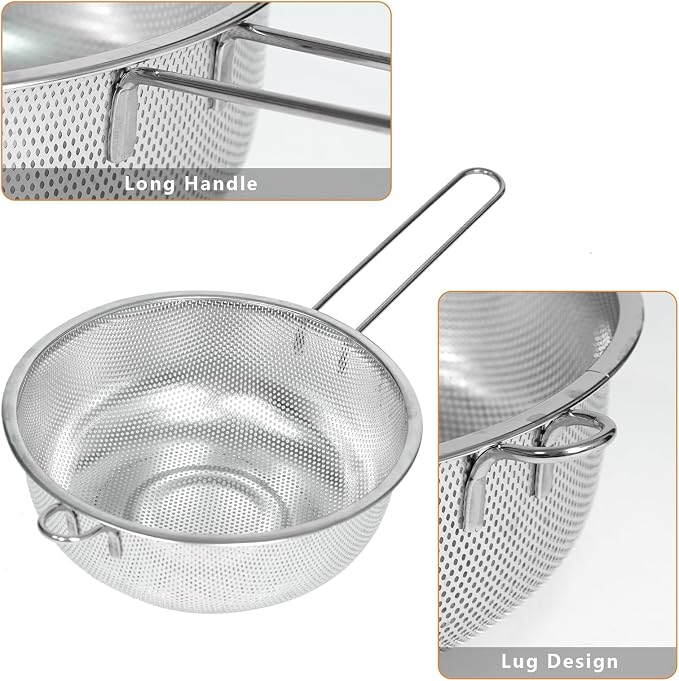 Metal Fine Mesh Strainer and Colander - Image 2