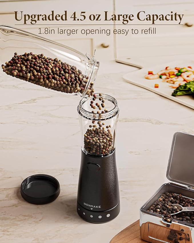 Electric Salt and Pepper Grinder Set - Image 5