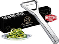 Vegetable Peeler, Ultra-Sharp Ergonomic Stainless Steel Potato Peeler, by GourmetEasy