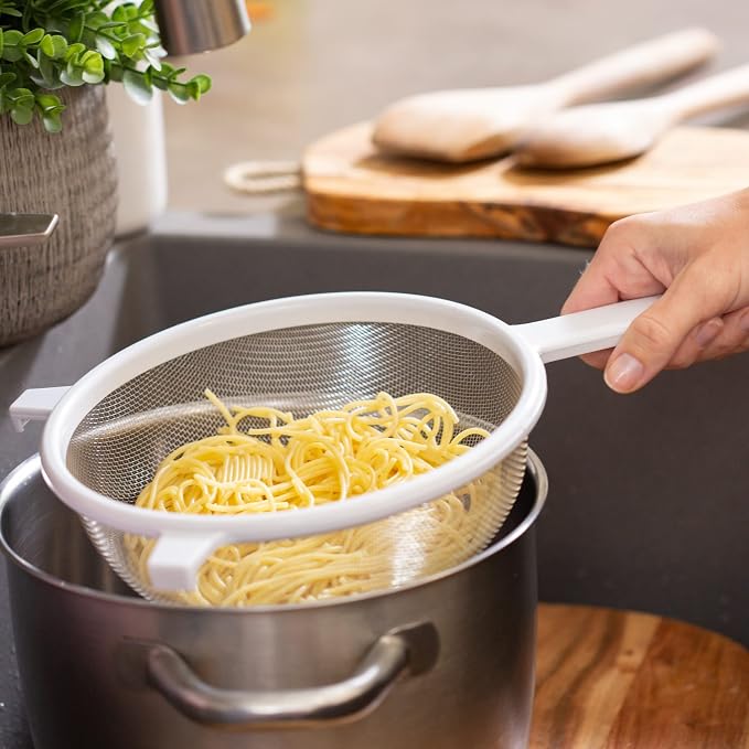 Chef Craft Classic Stainless Steel Mesh Strainer, 8 inch - Image 3