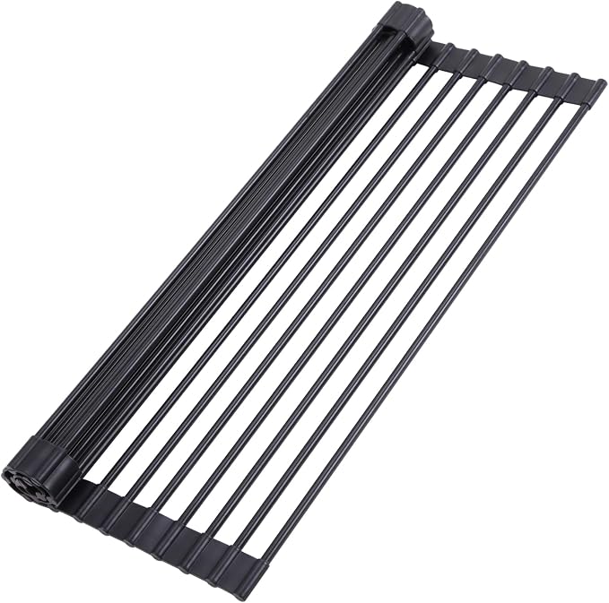 Ohuhu Roll Up Dish Racks, 16.5" L x 13" W Over The Sink Dish Drainer Drying by Ohuhu